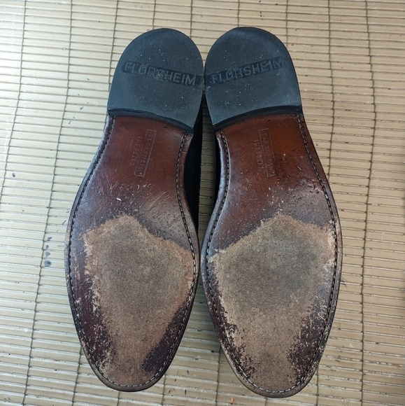 Authentic Florsheim Imperial 92654 'Jefferson' Oxford Black Leather Longwingtip. - Picture 10 of 10